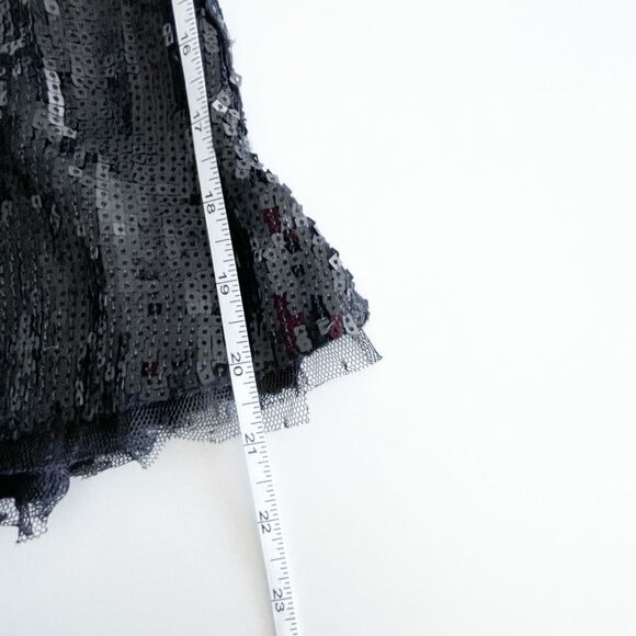 Free People Intimately Women Sassy Cami Sexy Tank Top V Neckline Mesh Black S - Picture 7 of 7